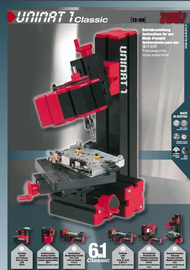 Unimat Classic Anleitung