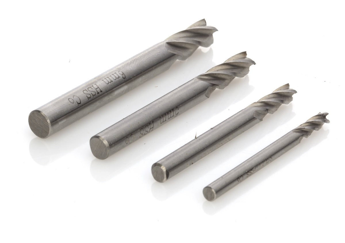 Fräserset 3, 4, 5, 6 mm
