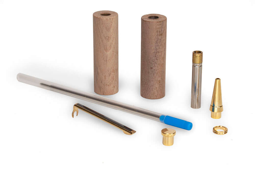 3 Stk. Holzkugelschreiber BausatzNuss 3 Stk. Holzkugelschreiber BausatzNuss