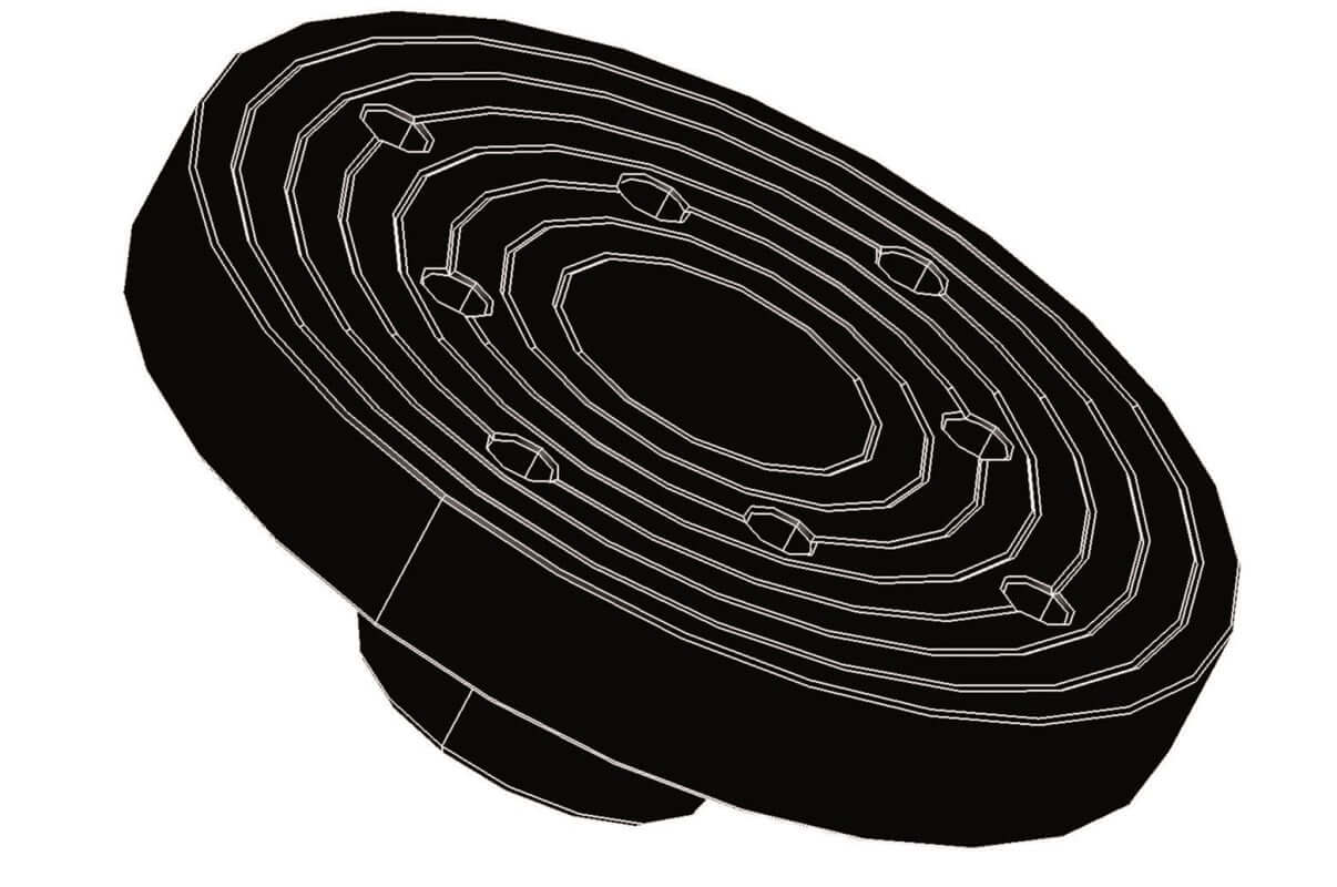 Aufspannscheibe Kunststoff A1Z 100 010 [U25]