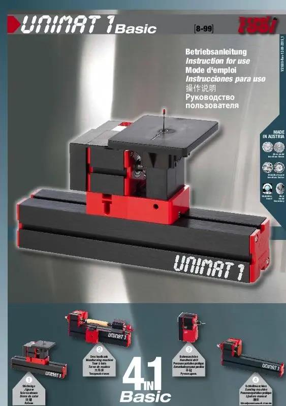 Unimat Basic Anleitung
